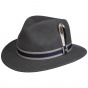 Gray Wool Felt Traveler Hat - Stetson