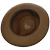 Chapeau Fedora Feutre Laine Cognac - Stetson Reference : 18338 | Chapellerie Traclet