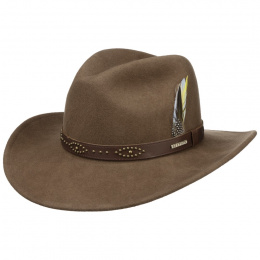 Brown Wool Vitafelt Western Hat - Stetson