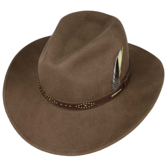 Brown Wool Vitafelt Western Hat - Stetson