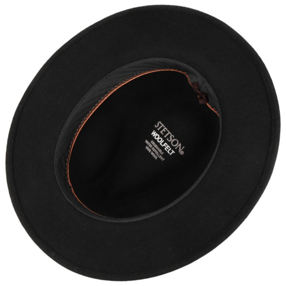 Chapeau Kentucky Feutre Laine Pliable Noir - Stetson Chapeau Kentucky Feutre Laine Pliable Noir - Stetson
