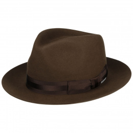 Bogart Brown Beaver Fur Felt Hat - Stetson