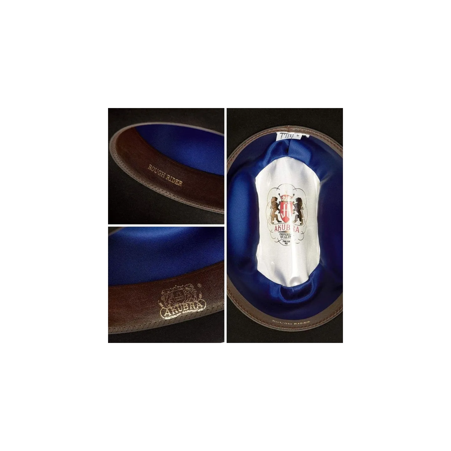 Chapeau Western Rough Rider Feutre Poil Naturel - Akubra Reference : 12773 | Chapellerie Traclet