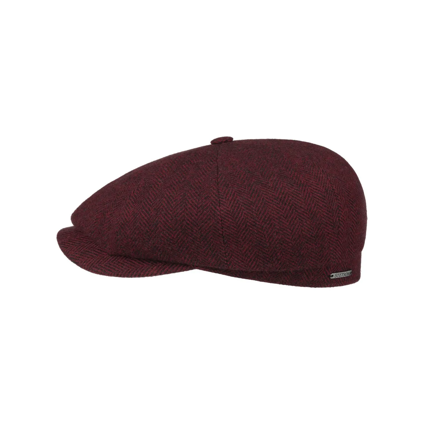 Stetson Bordeaux Woolrich Hatteras Cap Reference: 18350 | Traclet Hat Shop
