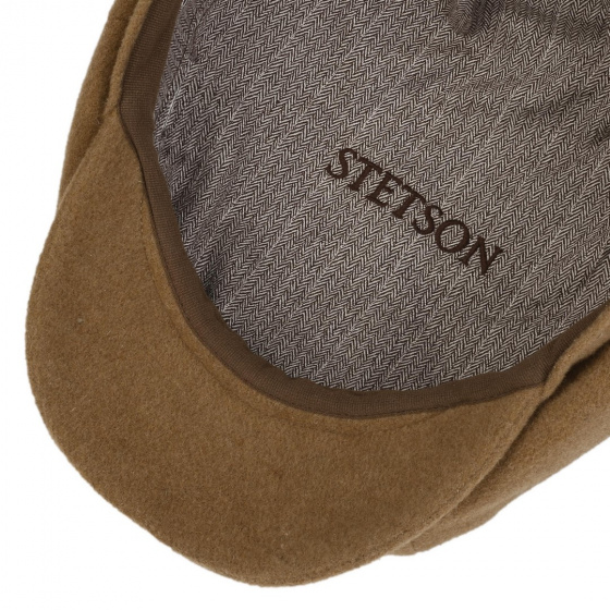 Hatteras Wool & Cashmere Camel Cap - Stetson Hatteras Wool & Cashmere Camel Cap - Stetson