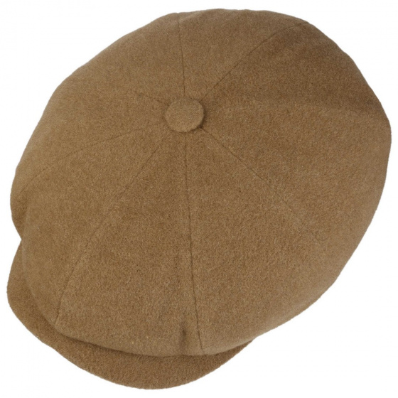 Hatteras Wool & Cashmere Camel Cap - Stetson Hatteras Wool & Cashmere Camel Cap - Stetson