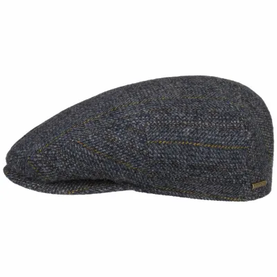 Blue Wool Kent Flat Cap - Stetson Reference: 18357 | Traclet Hat Shop