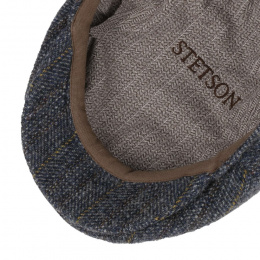 Kent Flat Wool Blue Cap - Stetson