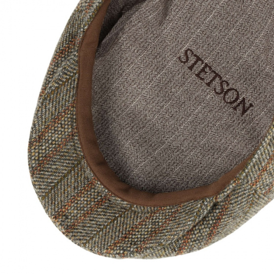 Stetson Kent Flat Cap in Beige Wool