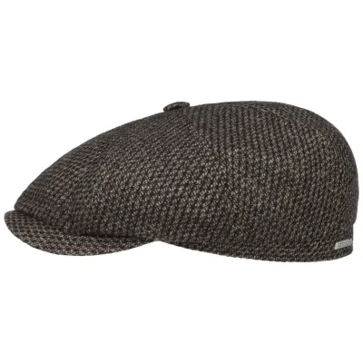 Brown Wool Hatteras Cap - Stetson Reference: 18359 | Traclet Hat Shop