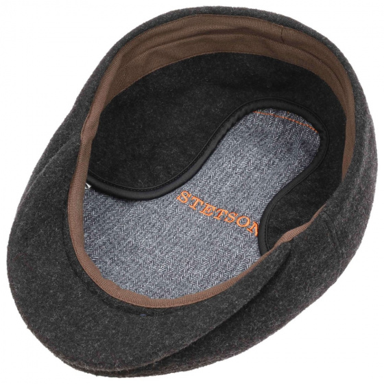 casquette Kent cache oreille Grise - Stetson casquette Kent cache oreille Grise - Stetson