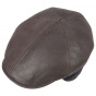 Stetson Redding Leather Cap with Ear Flaps in Brown