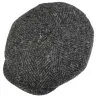 Grey Herringbone Hatteras cap - Stetson Reference: 2694 | Traclet Hat Shop