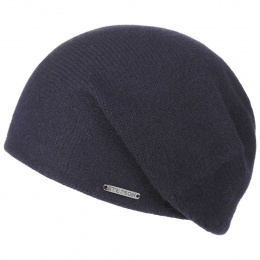 Navy Blue Shirley Cashmere Beanie - Stetson