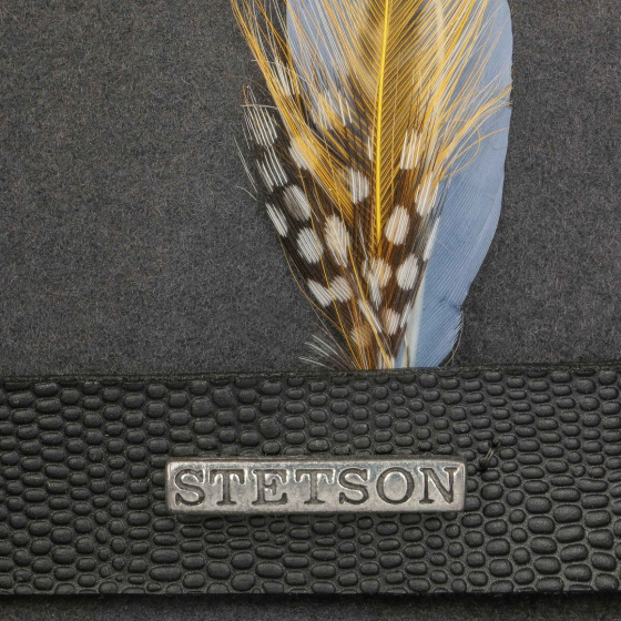 Wrentham Grey Wool Felt Player Hat - Stetson