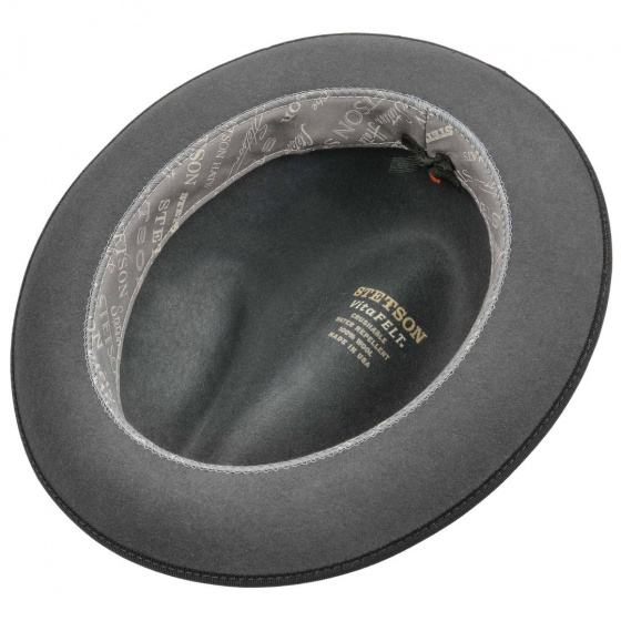 Chapeau Player Wrentham Feutre Laine Gris- Stetson Chapeau Player Wrentham Feutre Laine Gris- Stetson