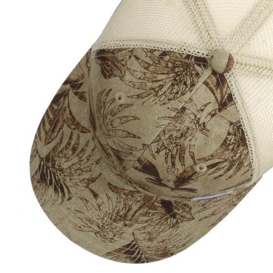 Casquette Trucker Jungle Lin Beige - Stetson