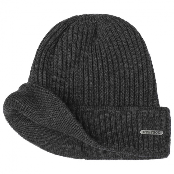 Parkman Anthracite Beanie - Stetson Parkman Anthracite Beanie - Stetson