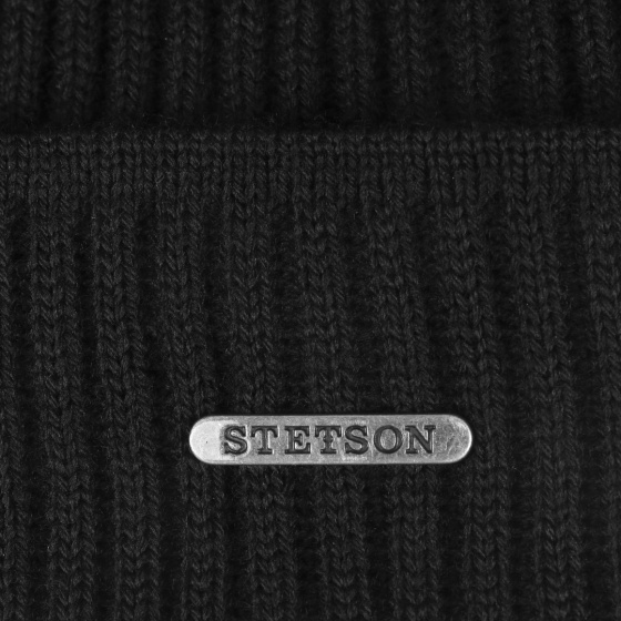 Parkman Lain Black Beanie - Stetson Parkman Lain Black Beanie - Stetson