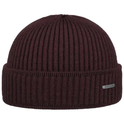 Bonnet Stetson- Parkman tricot bordeaux  Reference : 8409 | Chapellerie Traclet