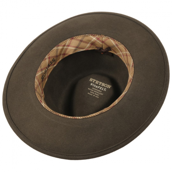 Chapeau Traveller Vail vitafelt - Stetson Chapeau Traveller Vail vitafelt - Stetson