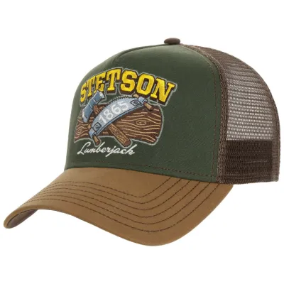 Casquette Trucker Lumberjack Vert sapin - Stetson