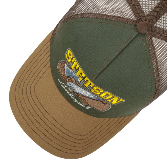 Casquette Trucker Lumberjack Vert sapin - Stetson