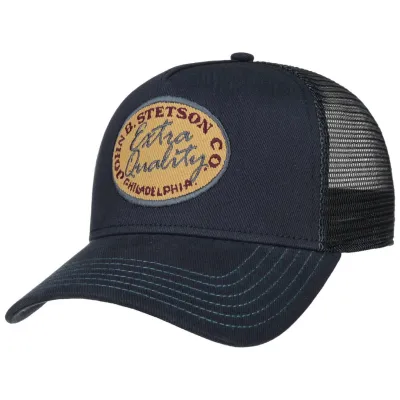 Casquette Trucker Vintage Bleu - Stetson