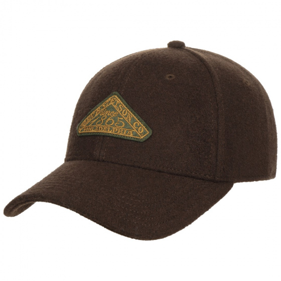 Brown Wool John B Trucker Cap - Stetson
