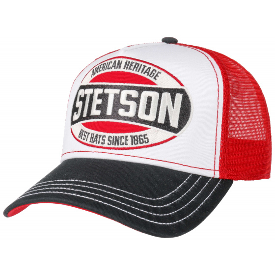 Stetson Hucksaw Cotton Beige Trucker Cap