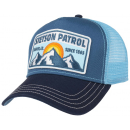 Gray Cotton Flower Trucker Cap - Stetson x Feebles