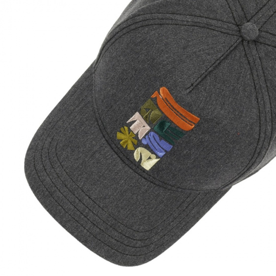 Gray Cotton Flower Trucker Cap - Stetson x Feebles