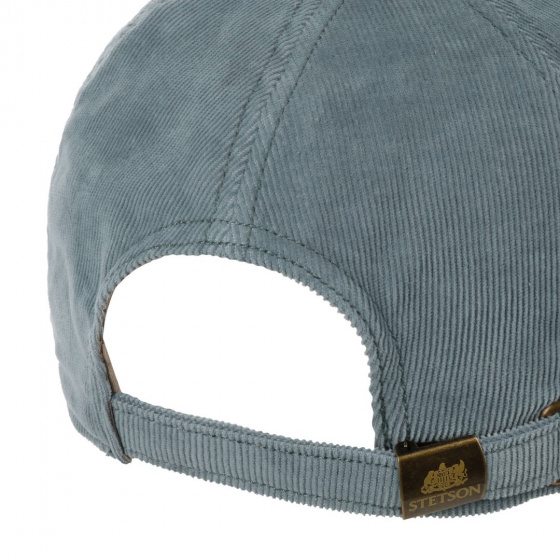 Blue Corduroy Baseball Cap - Stetson Blue Corduroy Baseball Cap - Stetson