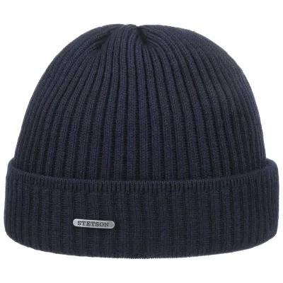 Stetson Beanie - Parkman Blue Knit Reference: 13360 | Traclet Hat Shop