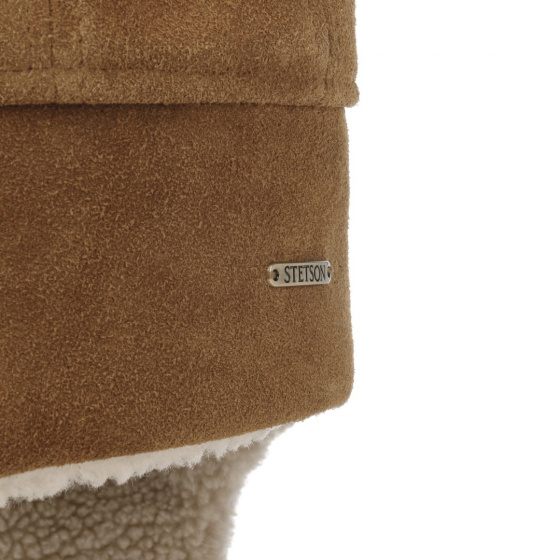 Chapka Sheffield Cuir Camel - Stetson