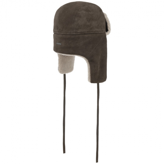 Brown Leather Sheffield Ushanka - Stetson