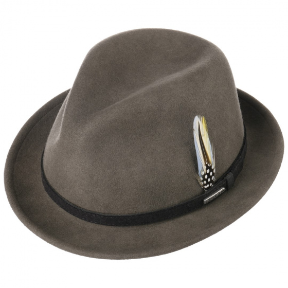 Trinity Vitafelt Player Hat Brown - Stetson
