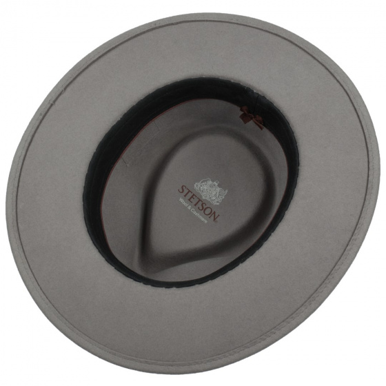 Grey Wool & Cashmere Fedora Series Hat - Stetson