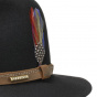 Traveller Ortenzo Black Wool Felt Hat - Stetson