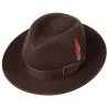 Chapeau Fedora Sandata Feutre Laine Marron - Stetson Reference : 13048 | Chapellerie Traclet