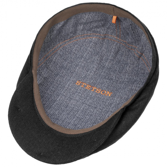 Casquette Plate Oakland Laine Noir - Stetson