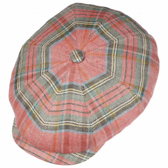 Casquette Huit côtes Scotland Rouge - Stetson