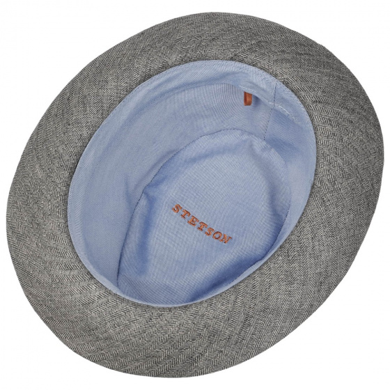 Osceola Trilby Hat with wide brim Grey - Stetson