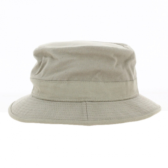 Beige Cotton Bucket Hat - Traclet