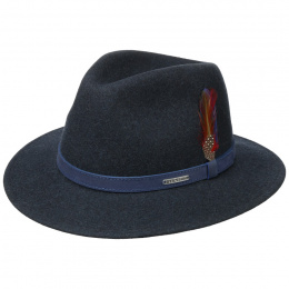 Stetson Powell Woolfelt Navy Hat