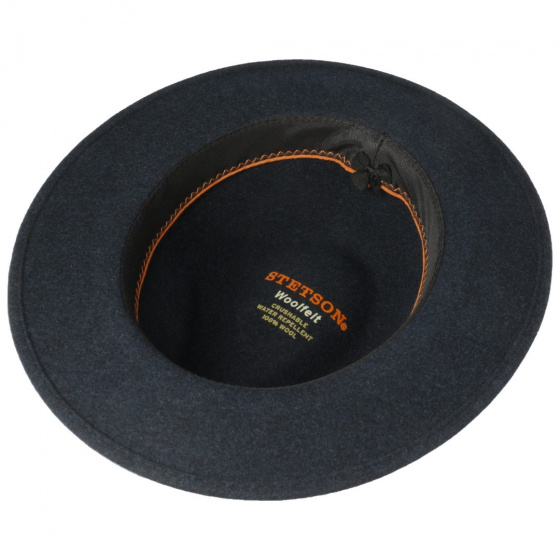 Stetson Powell Woolfelt Navy Hat