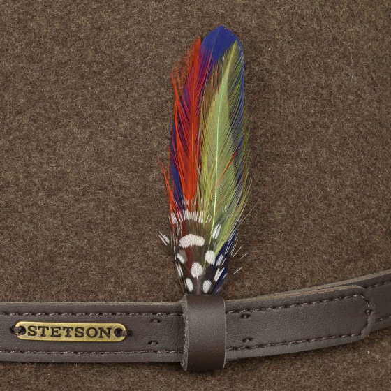 Chapeau Powell Woolfelt Marron - Stetson Chapeau Powell Woolfelt Marron - Stetson