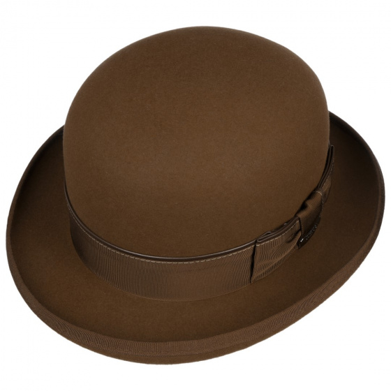 Brown Fur Felt Bowler Hat - Stetson