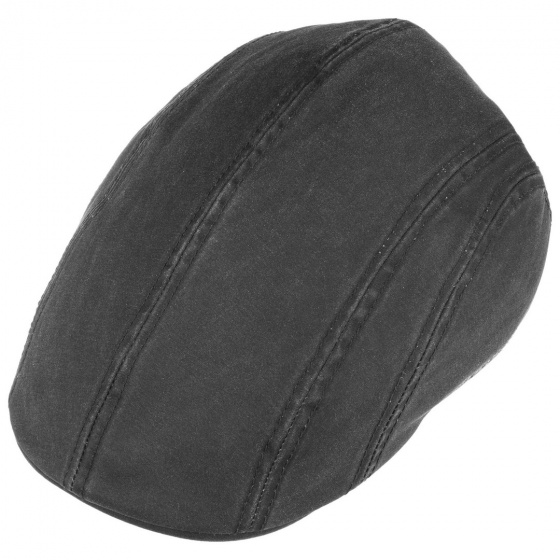 Modesto Cap with Ear Flaps Cotton Black - Stetson