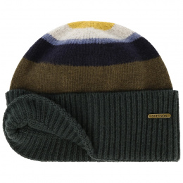 Bonnet Coton à Revers Vert - Stetson